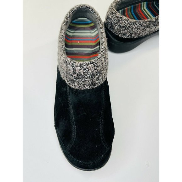 Dansko Eartha Black Suede Leather Clog Mule Shoes EUR 40 Women’s US Size 9.5-10 - Picture 4 of 6